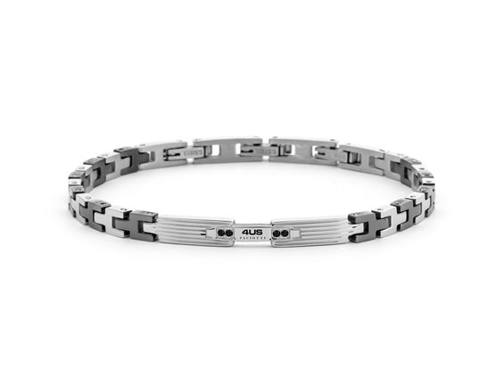 Bracciale 4US: Cesare Paciotti Uomo in Acciaio 4UBR7994 - 4UBR7994